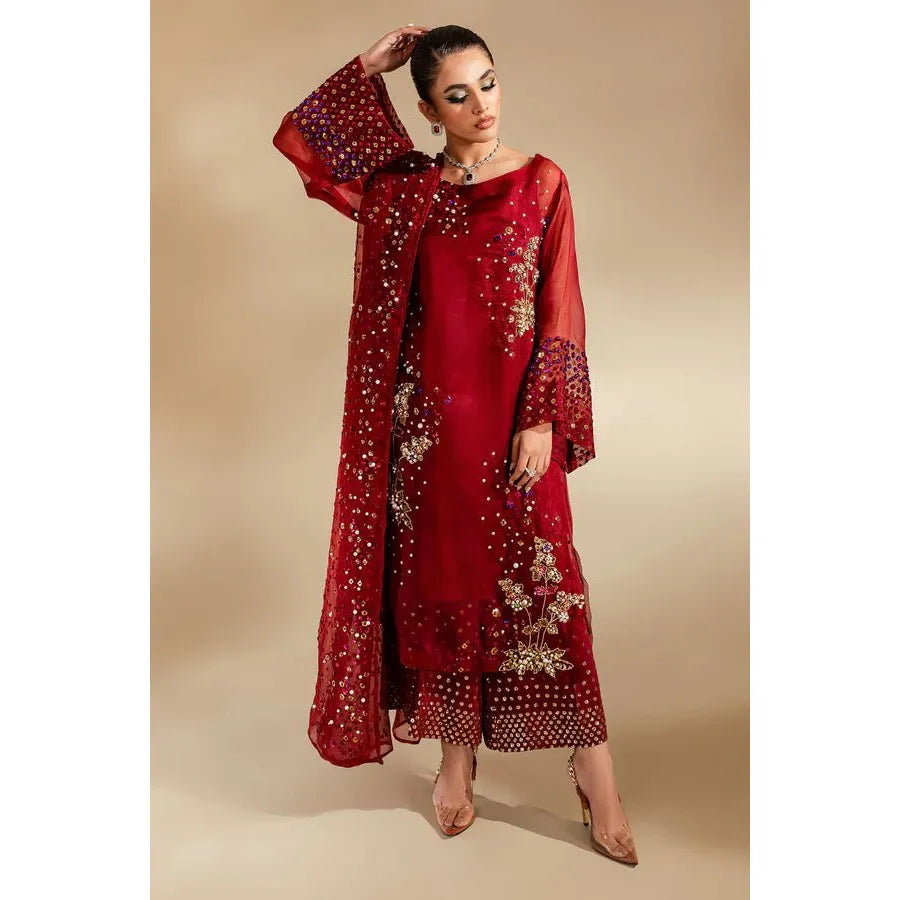 • Clothing: Embroidered/Printed suit for women - Made of best quality fabric - lawn or linen or chiffon - pure silk - Available at Najma Designs & Co. • Jewelry: Gold - plated stud earrings for