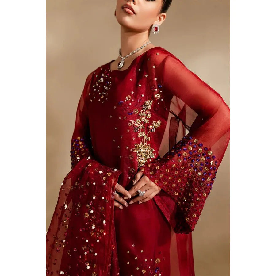 • Clothing: Embroidered/Printed suit for women - Made of best quality fabric - lawn or linen or chiffon - pure silk - Available at Najma Designs & Co. • Jewelry: Gold - plated stud earrings for
