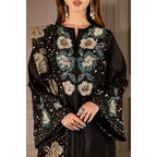 • Clothing: Embroidered/Printed suit for women - Made of best quality fabric - lawn or linen or chiffon - pure silk - Available at Najma Designs & Co. • Jewelry: Gold - plated stud earrings for