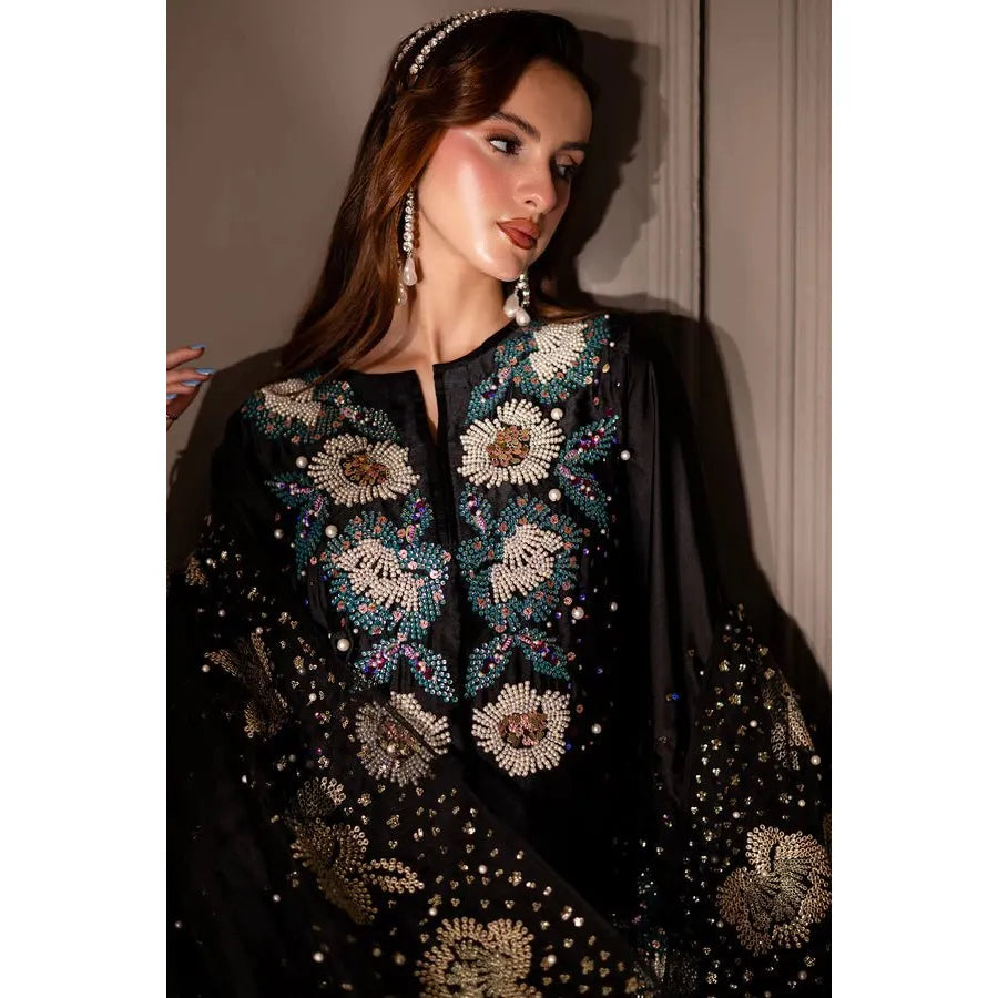 • Clothing: Embroidered/Printed suit for women - Made of best quality fabric - lawn or linen or chiffon - pure silk - Available at Najma Designs & Co. • Jewelry: Gold - plated stud earrings for