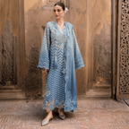 • Clothing: Embroidered/Printed suit for women - Made of best quality fabric - lawn or linen or chiffon - pure silk - Available at Najma Designs & Co. • Jewelry: Gold - plated stud earrings for