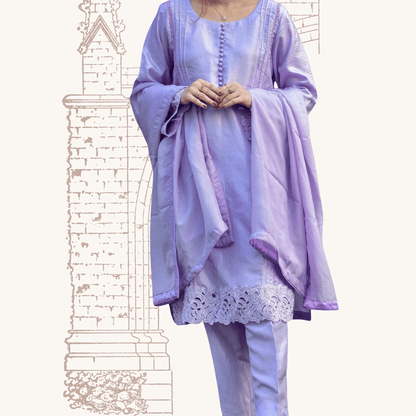 • Clothing: Embroidered/Printed suit for women - Made of best quality fabric - lawn or linen or chiffon - pure silk - Available at Najma Designs & Co. • Jewelry: Gold - plated stud earrings for