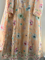 • Clothing: Embroidered/Printed suit for women - Made of best quality fabric - lawn or linen or chiffon - pure silk - Available at Najma Designs & Co. • Jewelry: Gold - plated stud earrings for
