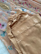 • Clothing: Embroidered/Printed suit for women - Made of best quality fabric - lawn or linen or chiffon - pure silk - Available at Najma Designs & Co. • Jewelry: Gold - plated stud earrings for