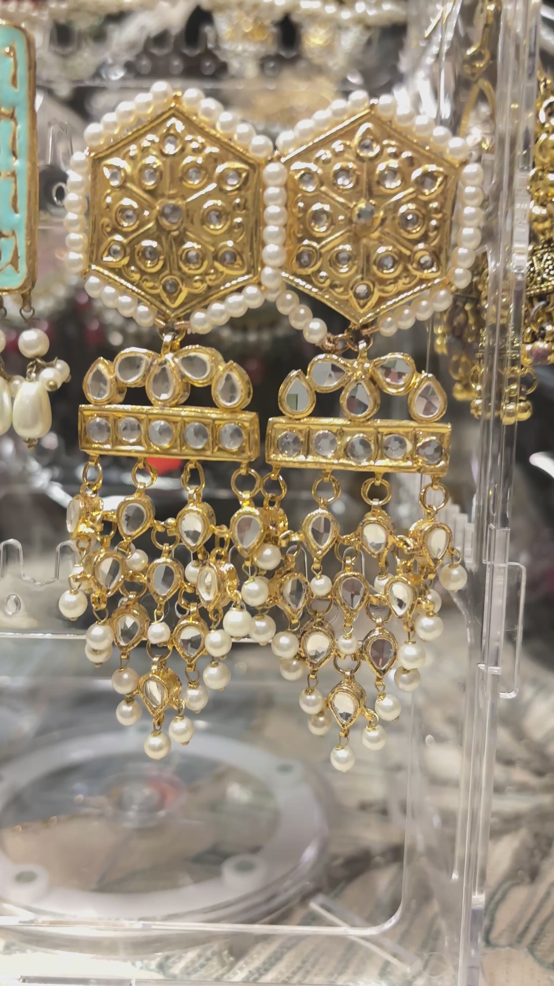 Multani 2 Earring (Trending) Kundan