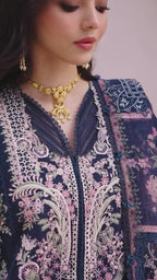 Kahf Premium - MALKA | Luxury Lawn Stitched 3-Piece Suit