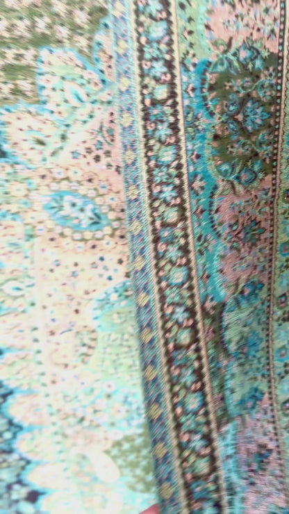 Forest Gold | Silk Pashmina Moonlight