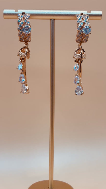 Dangling Crystals Earring