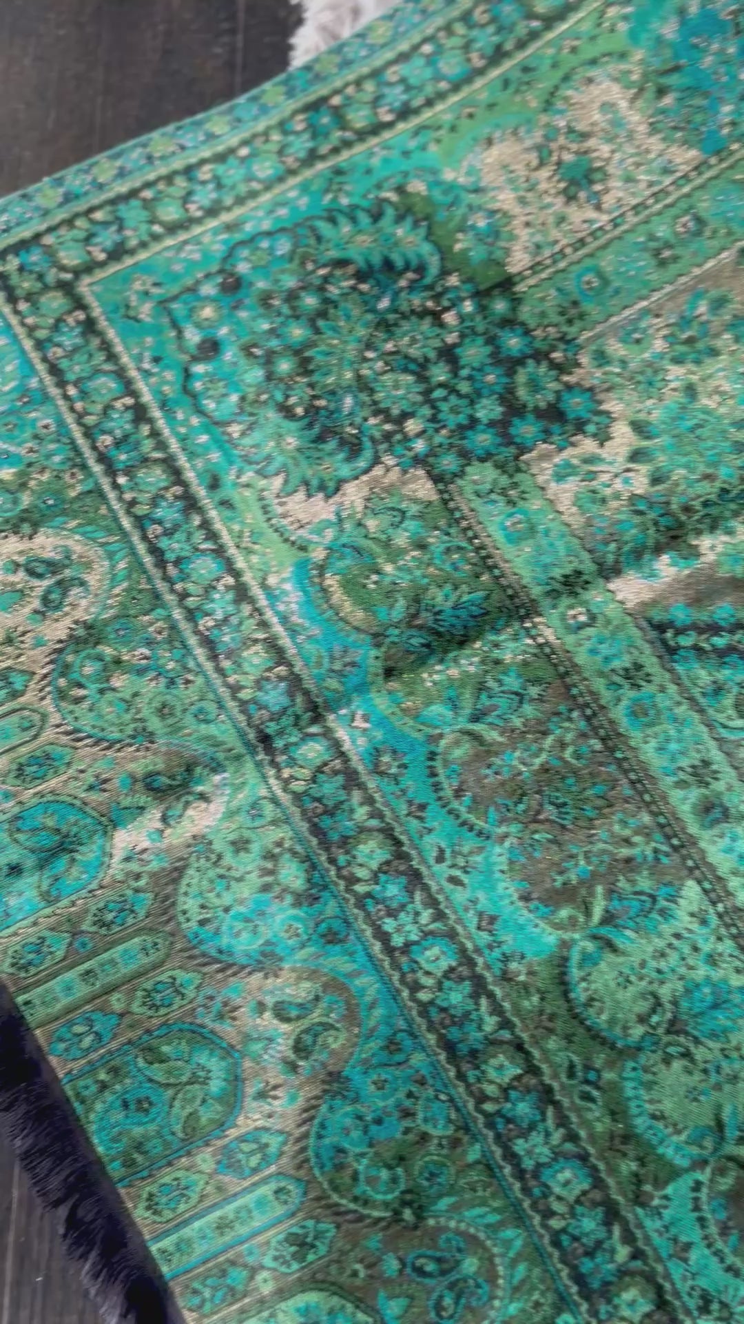 Forest Gold | Silk Pashmina Moonlight