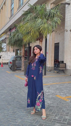 Abeer Kaftan | Embroidered Lawn Suit – Casual & Semi-Formal