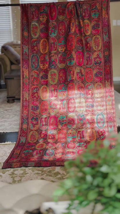 Tripple Kaani Shikargah Multi Jaal Shawl- Premium Quality