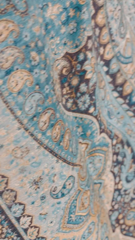 Ocean Kani Mughal shawls Black