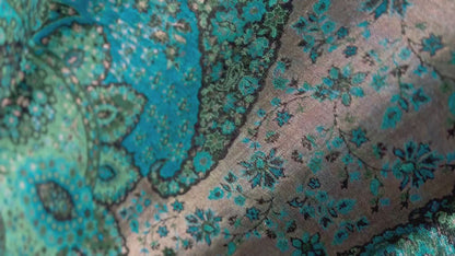 Forest Gold | Silk Pashmina Moonlight