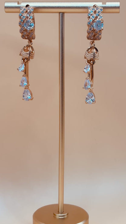 Dangling Crystals Earring