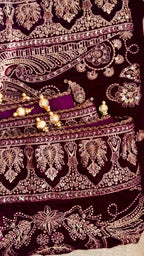 EMBROIDERED VELVET SHAWL|  Jazmin pk