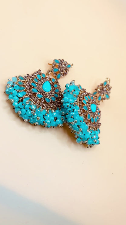 Firozi Earrings