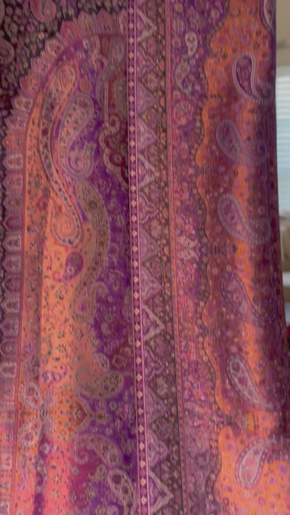 Amethyst Moonlight Kani Silk Shawl