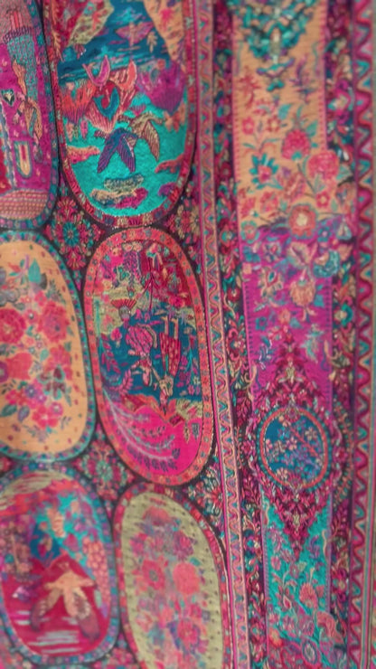 Tripple Kaani Shikargah Multi Jaal Shawl- Premium Quality