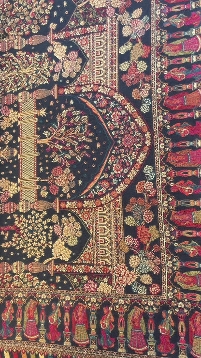 Fine Kani Moonlight Maharaja Shawl