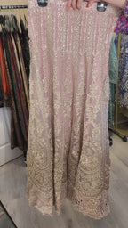 Celeste – Zarposh | Velvet & Organza Hand-Embroidered Lehenga Set