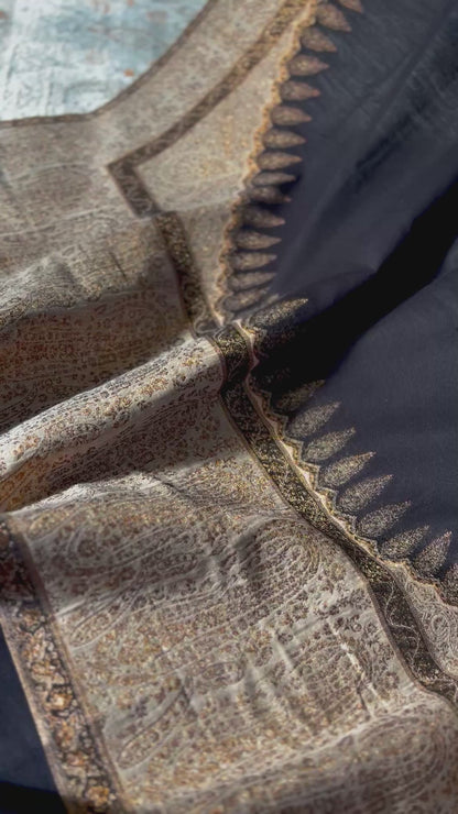 Gold Kani Zari Border