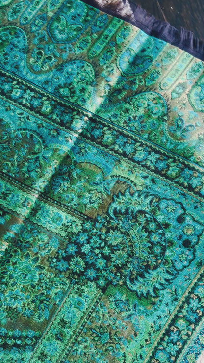 Forest Gold | Silk Pashmina Moonlight