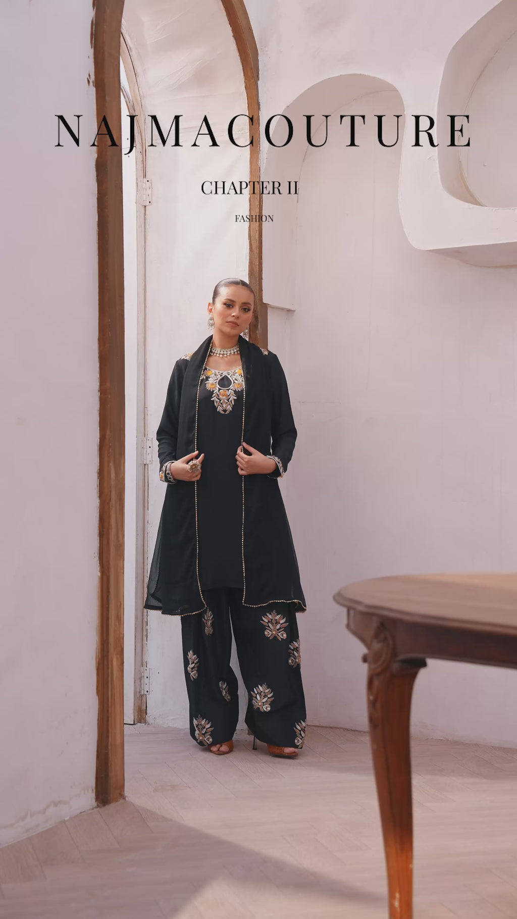 Noir Étoile - Farshi Shalwar