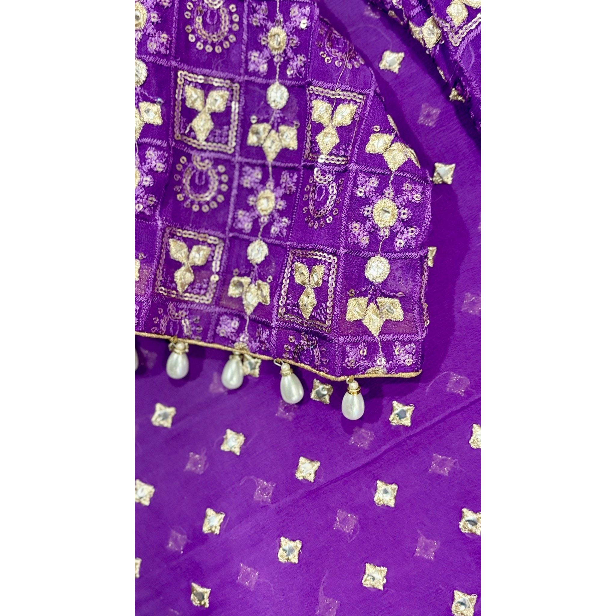 • Clothing: Embroidered/Printed suit for women - Made of best quality fabric - lawn or linen or chiffon - pure silk - Available at Najma Designs & Co. • Jewelry: Gold - plated stud earrings for
