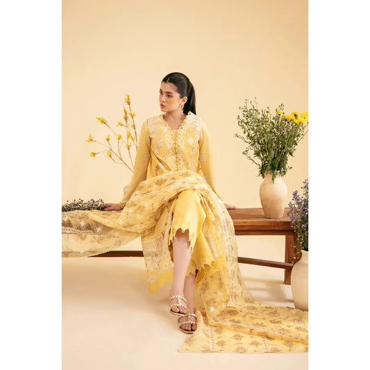 • Clothing: Embroidered/Printed suit for women - Made of best quality fabric - lawn or linen or chiffon - pure silk - Available at Najma Designs & Co. • Jewelry: Gold - plated stud earrings for