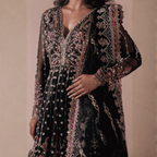 • Clothing: Embroidered/Printed suit for women - Made of best quality fabric - lawn or linen or chiffon - pure silk - Available at Najma Designs & Co. • Jewelry: Gold - plated stud earrings for