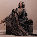 • Clothing: Embroidered/Printed suit for women - Made of best quality fabric - lawn or linen or chiffon - pure silk - Available at Najma Designs & Co. • Jewelry: Gold - plated stud earrings for