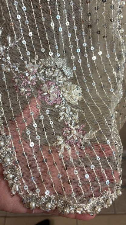 • Clothing: Embroidered/Printed suit for women - Made of best quality fabric - lawn or linen or chiffon - pure silk - Available at Najma Designs & Co. • Jewelry: Gold - plated stud earrings for