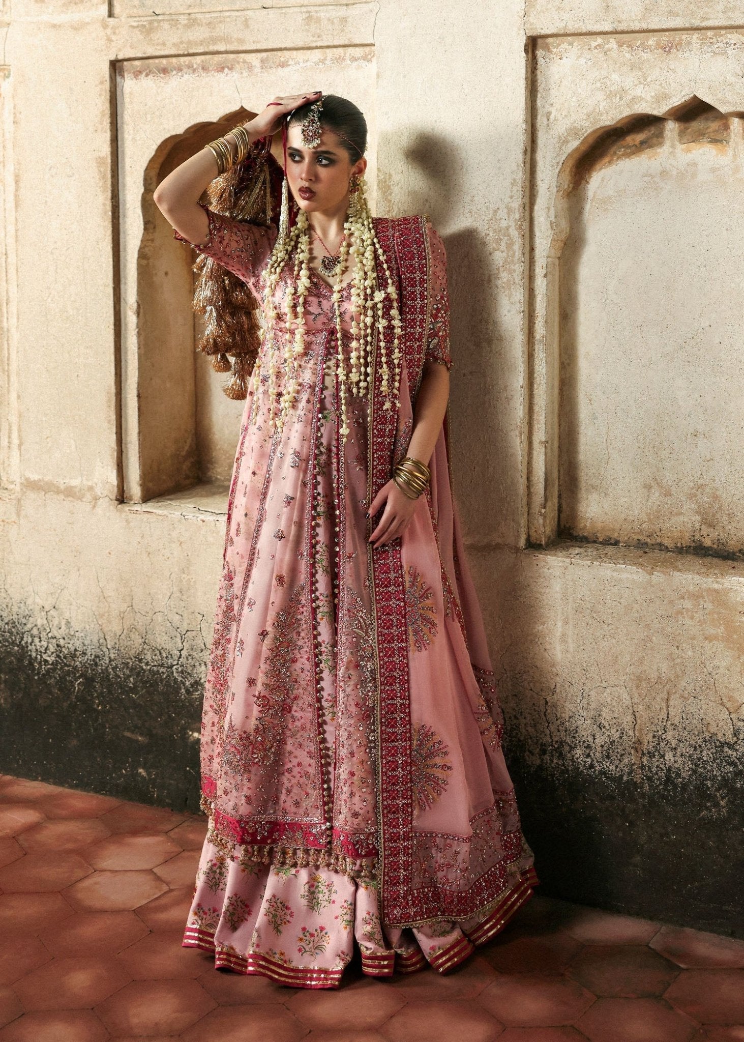 • Clothing: Embroidered/Printed suit for women - Made of best quality fabric - lawn or linen or chiffon - pure silk - Available at Najma Designs & Co. • Jewelry: Gold - plated stud earrings for