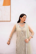 • Clothing: Embroidered/Printed suit for women - Made of best quality fabric - lawn or linen or chiffon - pure silk - Available at Najma Designs & Co. • Jewelry: Gold - plated stud earrings for