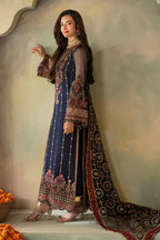 • Clothing: Embroidered/Printed suit for women - Made of best quality fabric - lawn or linen or chiffon- pure silk - Available at Najma Designs & Co. • Jewelry: Gold-plated stud earrings for