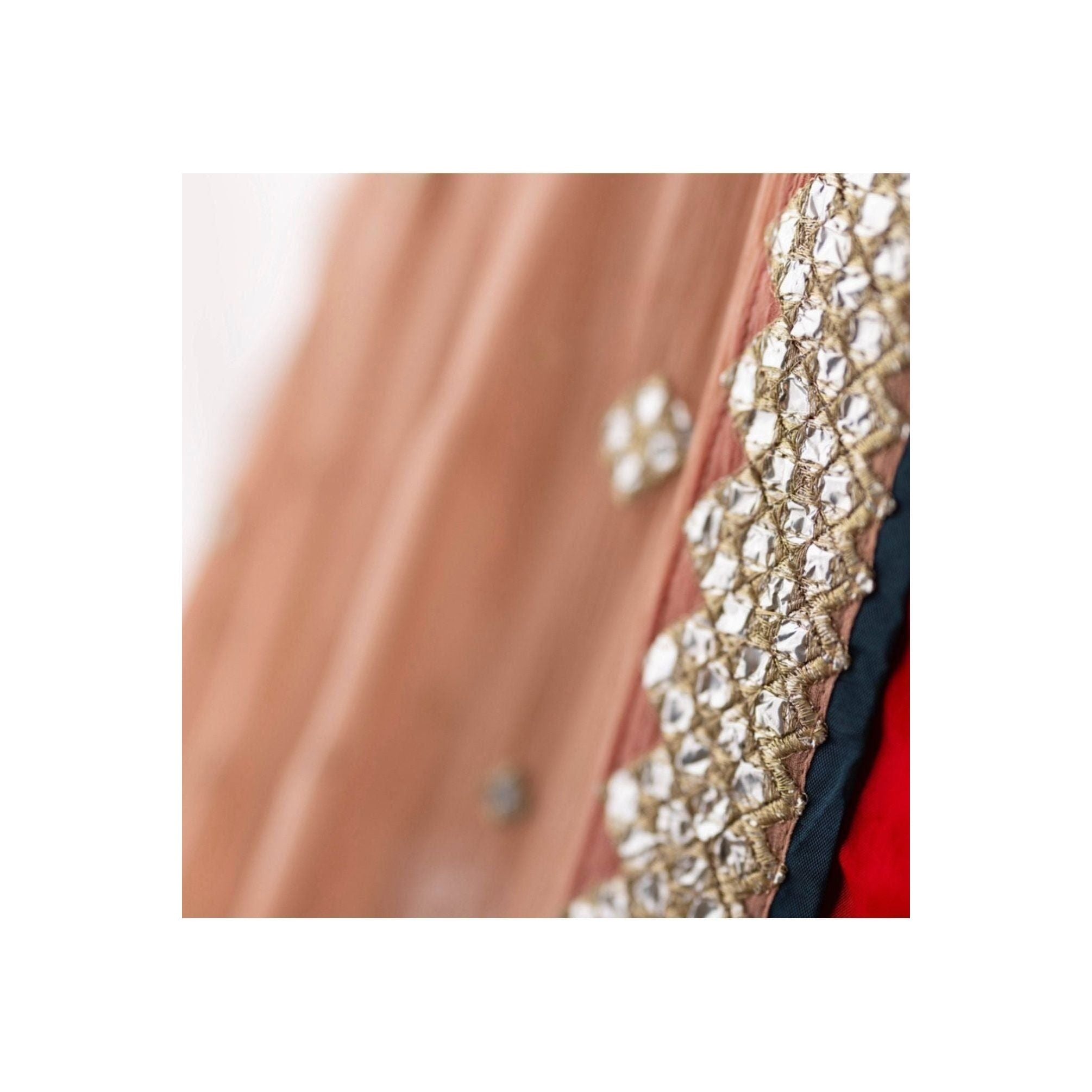 closeup details of dupatta 