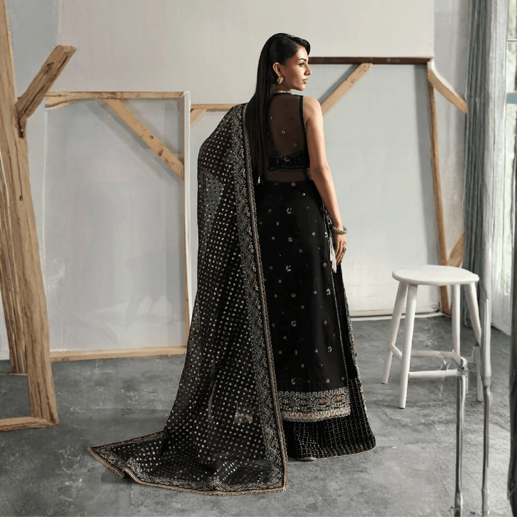 • Clothing: Embroidered/Printed suit for women - Made of best quality fabric - lawn or linen or chiffon - pure silk - Available at Najma Designs & Co. • Jewelry: Gold - plated stud earrings for