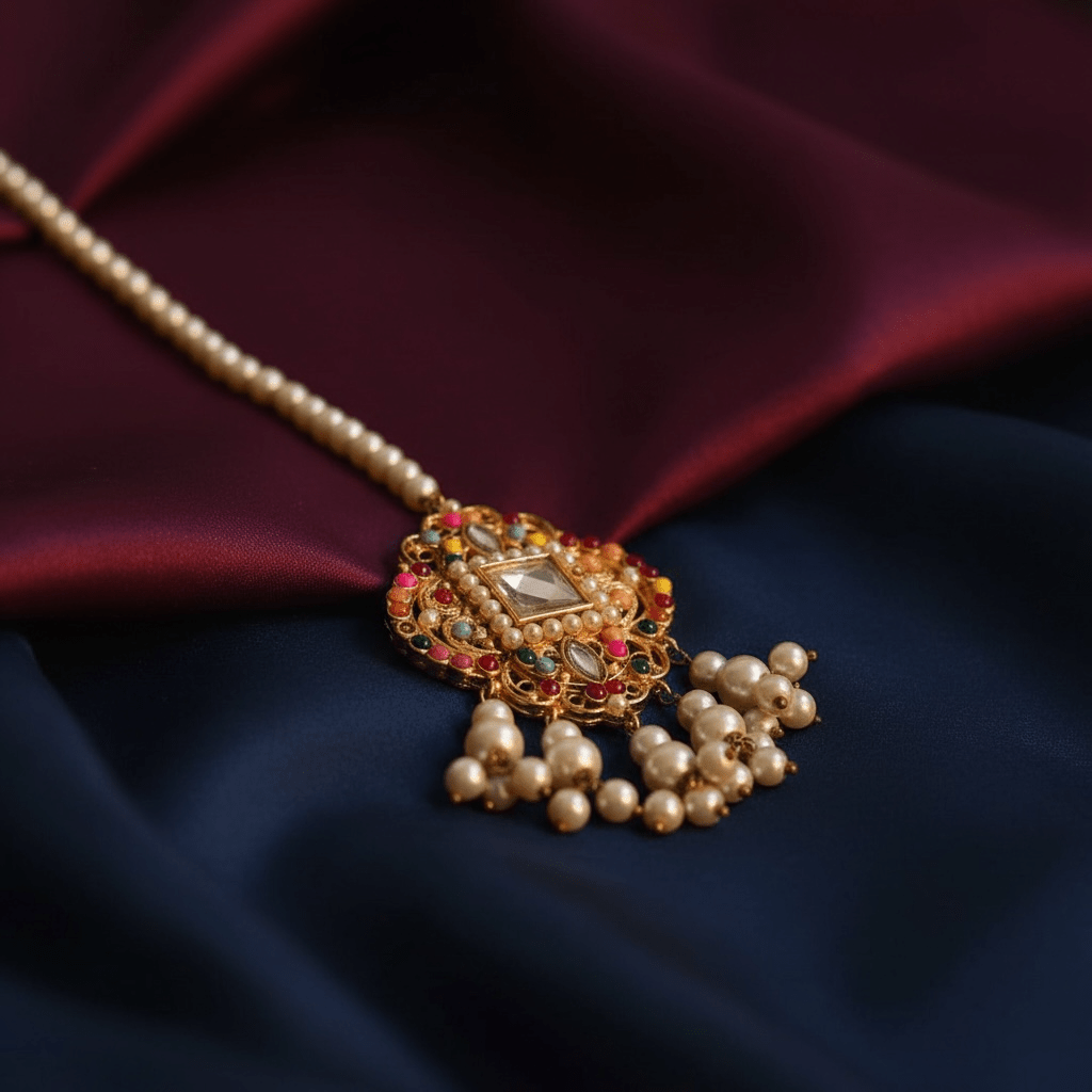 • Clothing: Embroidered/Printed suit for women - Made of best quality fabric - lawn or linen or chiffon - pure silk - Available at Najma Designs & Co. • Jewelry: Gold - plated stud earrings for