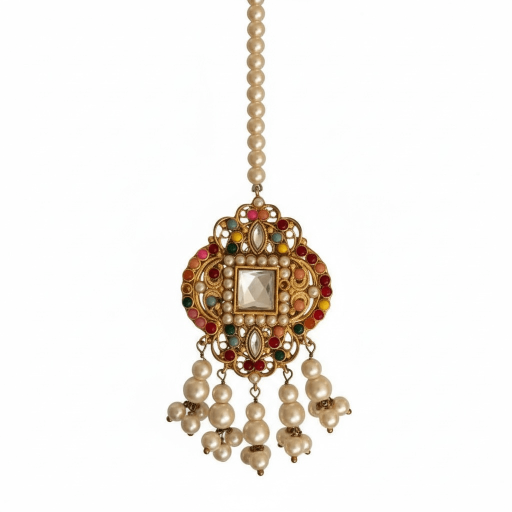 • Clothing: Embroidered/Printed suit for women - Made of best quality fabric - lawn or linen or chiffon - pure silk - Available at Najma Designs & Co. • Jewelry: Gold - plated stud earrings for