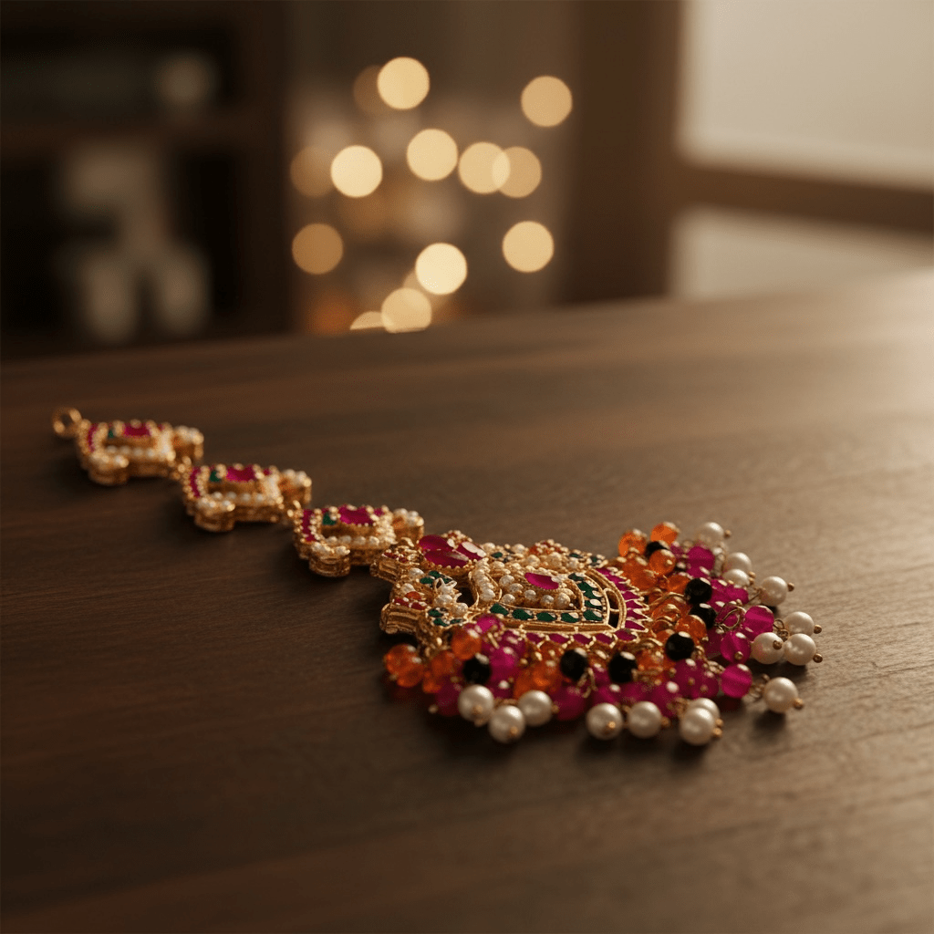 • Clothing: Embroidered/Printed suit for women - Made of best quality fabric - lawn or linen or chiffon - pure silk - Available at Najma Designs & Co. • Jewelry: Gold - plated stud earrings for