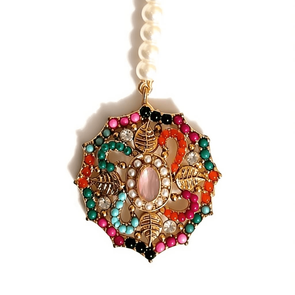 • Clothing: Embroidered/Printed suit for women - Made of best quality fabric - lawn or linen or chiffon - pure silk - Available at Najma Designs & Co. • Jewelry: Gold - plated stud earrings for