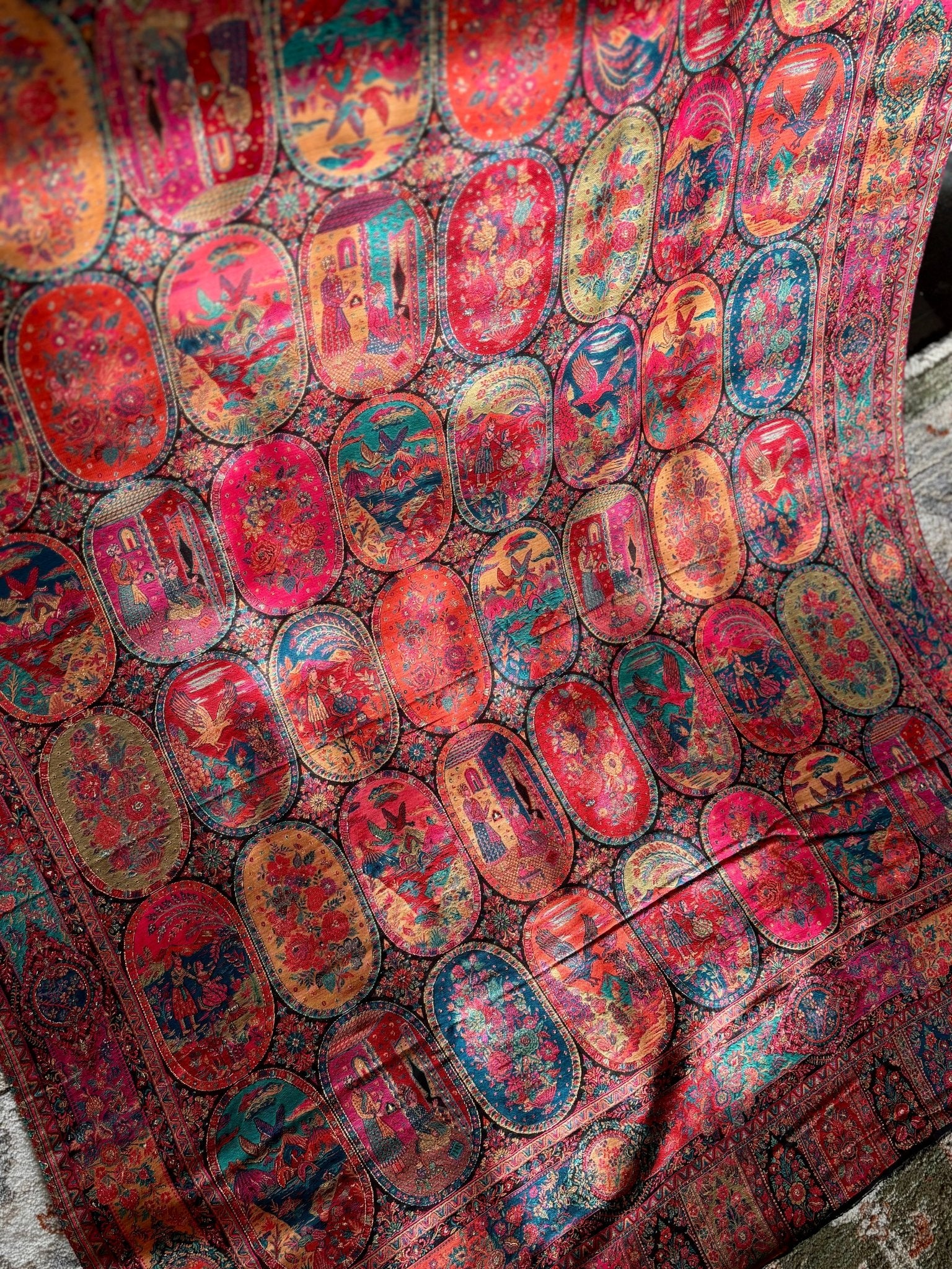 • Clothing: Embroidered/Printed suit for women - Made of best quality fabric - lawn or linen or chiffon - pure silk - Available at Najma Designs & Co. • Jewelry: Gold - plated stud earrings for