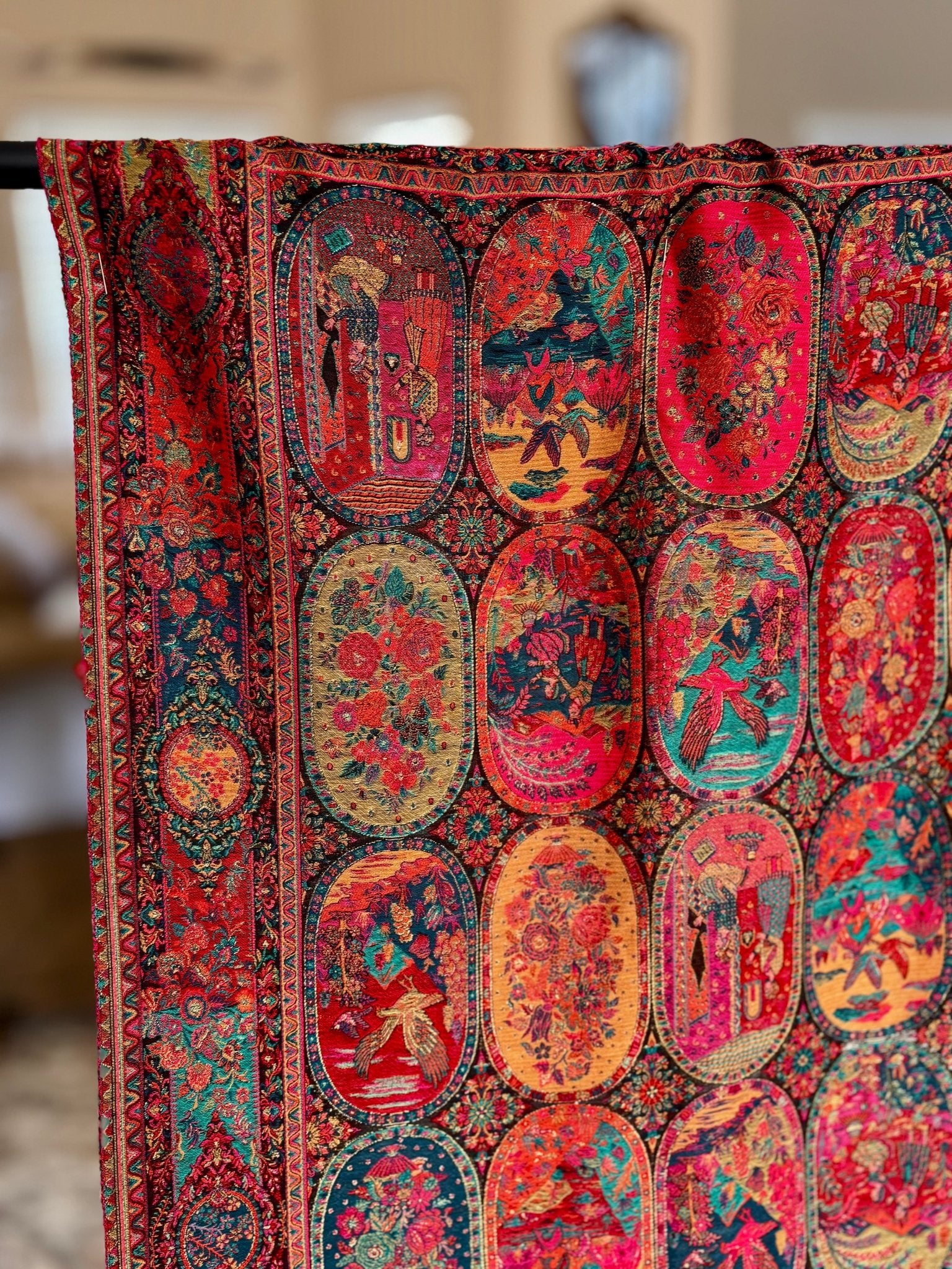 • Clothing: Embroidered/Printed suit for women - Made of best quality fabric - lawn or linen or chiffon - pure silk - Available at Najma Designs & Co. • Jewelry: Gold - plated stud earrings for