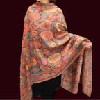 Tripple Kaani Shikargah Multi Jaal Shawl- Premium Quality multi color, handmade 