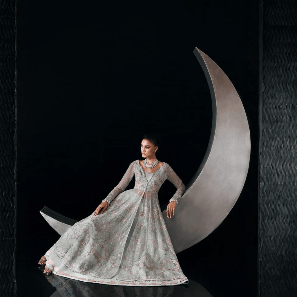 • Clothing: Embroidered/Printed suit for women - Made of best quality fabric - lawn or linen or chiffon - pure silk - Available at Najma Designs & Co. • Jewelry: Gold - plated stud earrings for
