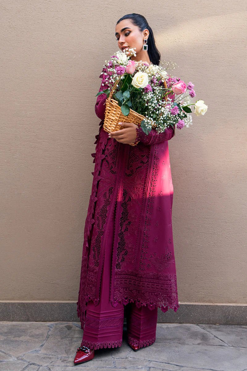 • Clothing: Embroidered/Printed suit for women - Made of best quality fabric - lawn or linen or chiffon - pure silk - Available at Najma Designs & Co. • Jewelry: Gold - plated stud earrings for