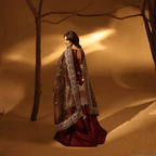 • Clothing: Embroidered/Printed suit for women - Made of best quality fabric - lawn or linen or chiffon - pure silk - Available at Najma Designs & Co. • Jewelry: Gold - plated stud earrings for