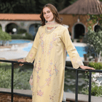 • Clothing: Embroidered/Printed suit for women - Made of best quality fabric - lawn or linen or chiffon - pure silk - Available at Najma Designs & Co. • Jewelry: Gold - plated stud earrings for