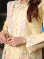• Clothing: Embroidered/Printed suit for women - Made of best quality fabric - lawn or linen or chiffon- pure silk - Available at Najma Designs & Co. • Jewelry: Gold-plated stud earrings for