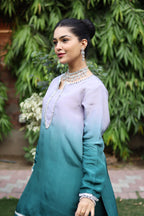 • Clothing: Embroidered/Printed suit for women - Made of best quality fabric - lawn or linen or chiffon - pure silk - Available at Najma Designs & Co. • Jewelry: Gold - plated stud earrings for
